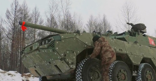 No official information has yet to emerge about the designation, size, and performance of the new assault gun.