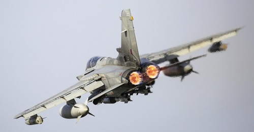 On 31 January, the RAF conducted its last operational sortie with the Tornado GR4 (pictured: the last of the two aircraft to take off, bringing an end to four and a half years of the type's involvement in Operation 'Shader').