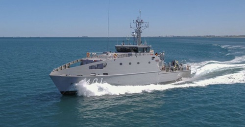Guardian-class patrol boat HMPNGS 
        
        , the first of four vessels of the class for Papua New Guinea, was commissioned in a ceremony held on 1 February in Port Moresby.