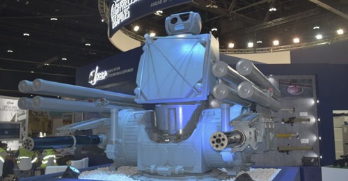 Russia publicly showcased an all-up system demonstrator of its new Pantsir-ME naval air defence system for the first time at the 2019 International Defence Exhibition and Conference in Abu Dhabi.