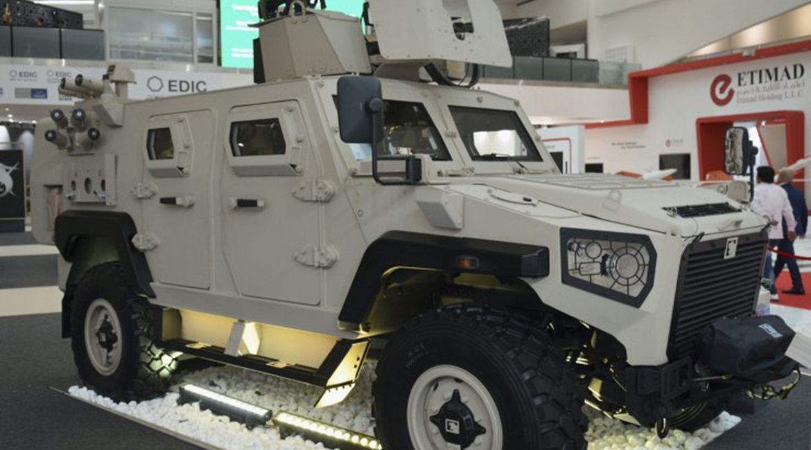 The new Ajban 447A on display at IDEX.