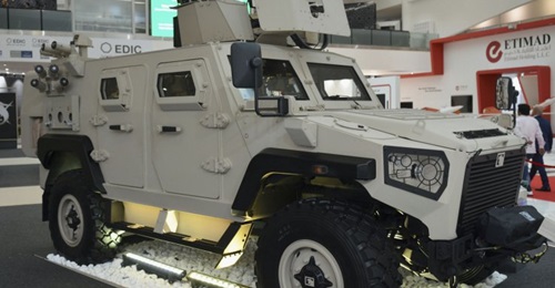 The new Ajban 447A on display at IDEX.