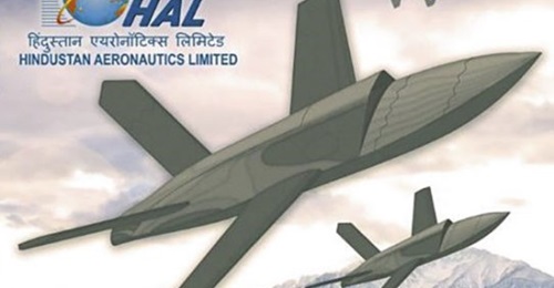 An impression of HAL's proposed Unmanned Wingman concept.