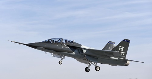Boeing is in discussions with several international customers - including Australia - about potential sales of the T-X trainer aircraft it developed with Saab.