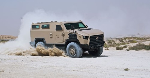 The Viper 4×4 MRAP was designed by Mobile Land Systems for use in high ambient temperatures.