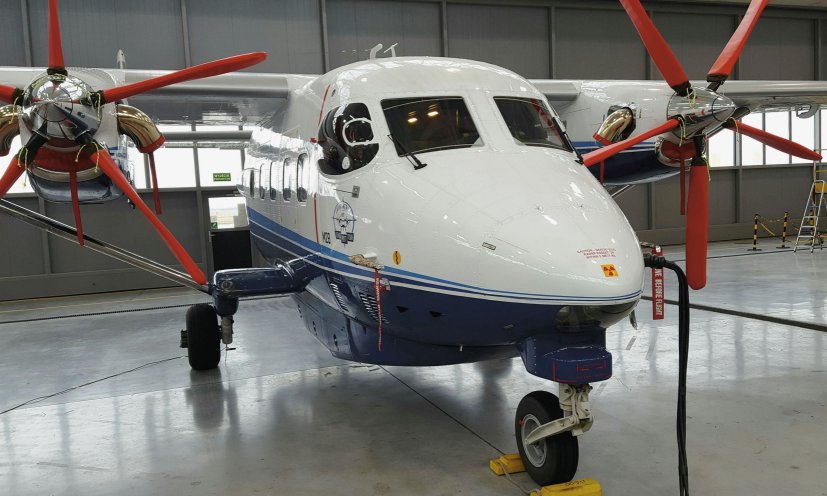 A PZL Mielec M28  light transport aircraft at the company's facility in southern Poland. Nepal is to receive two such aircraft by the end of the year. (IHS Markit/Gareth Jennings)