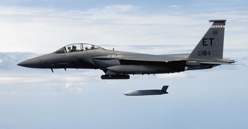 A pair of retired USAF pilots criticised a possible fourth-generation aircraft buy as part of the service's fiscal year 2020 budget request. Pictured is a Boeing F-15E Strike Eagle.