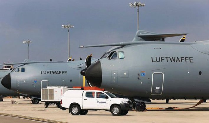 The Luftwaffe received 10 A400Ms in 2018, bringing the total delivered to 25 of the 53 aircraft planned. (Airbus Defence and Space)