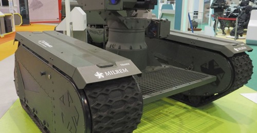 The THeMIS unmanned ground vehicle will be deployed by several European armies for experimentation.