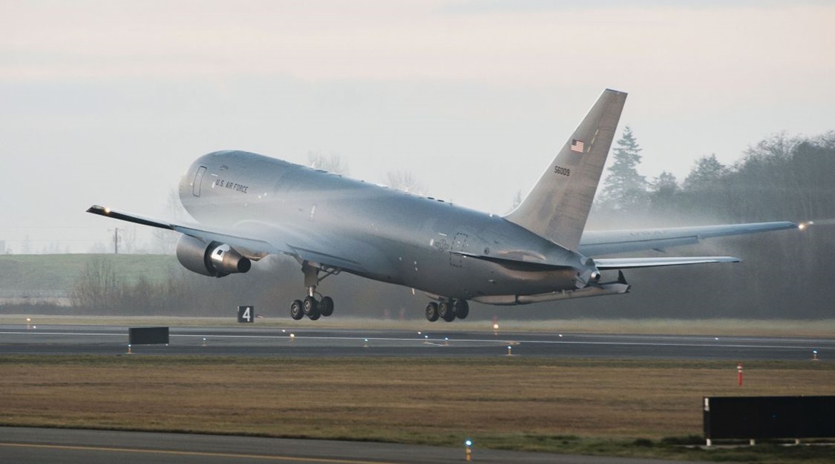 Boeing is performing five foreign object debris sweeps, on average, per KC-46A as it tries to contain FOD concerns that recently led the USAF to stop accepting the aircraft.