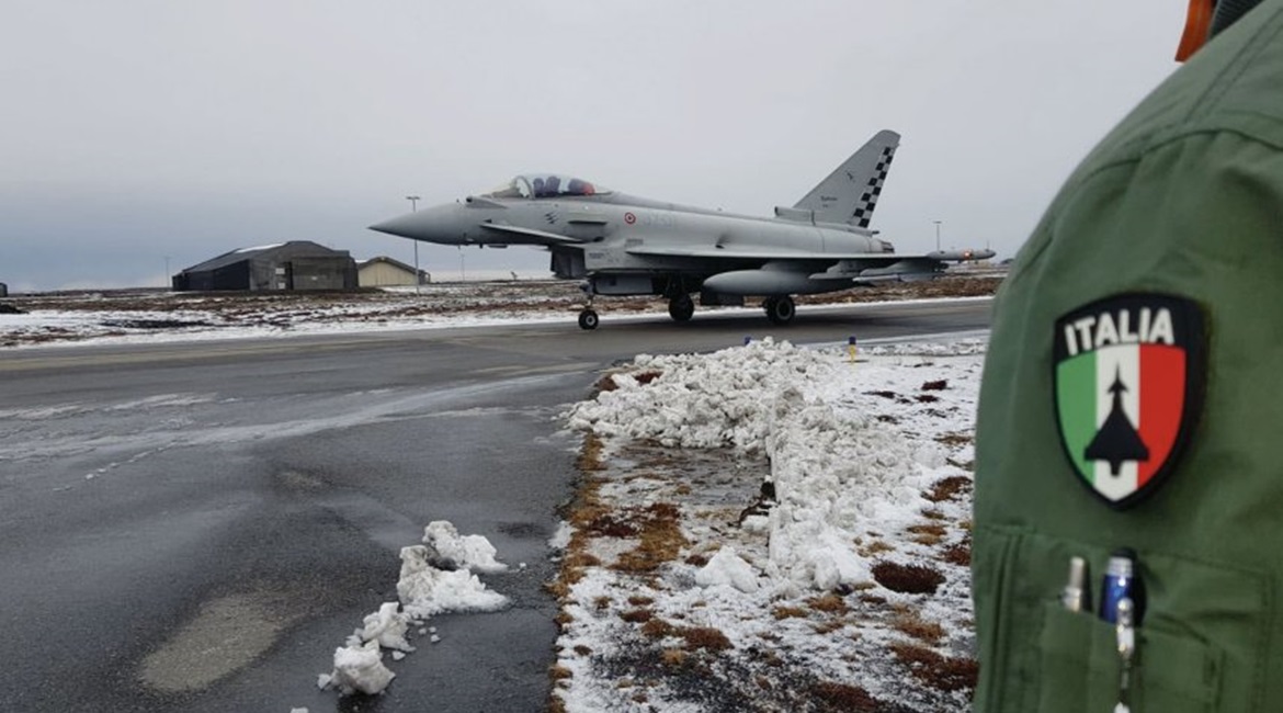 The Italian Air Force has deployed to Keflavik for the fourth time in recent years. It will perform air policing and training duties over Iceland through to mid-April.