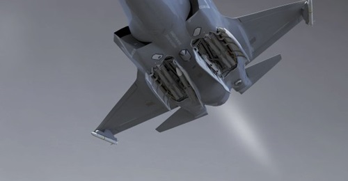 A concept of a Lockheed Martin F-35 Lightning launching the MBDA Meteor BVRAAM missile.