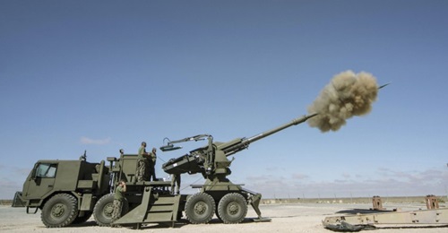 A T5-52 is seen in action at Overberg test range.