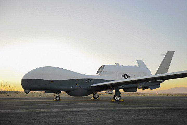Australia announced on 27 March that it will acquire the second of a planned fleet of at least six Triton MQ-4C UAVs for the RAAF (similar to this one seen here in US Navy service). (Northrop Grumman)