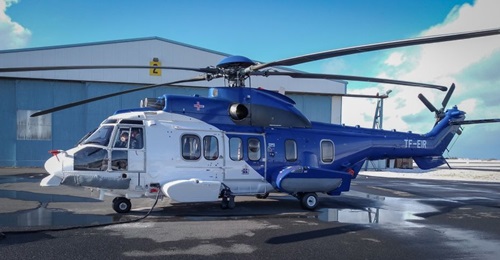 The Icelandic Coast Guard is leasing two H225 helicopters until a permanent type is purchased in 2022.