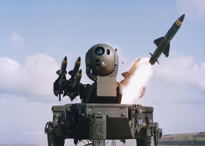 While the UK’s ground-based air-defence assets, such as the Rapier surface-to-air missile system pictured, have been operated by the British Army for several years, control of them has been officially transferred from the Royal Air Force. (MBDA)