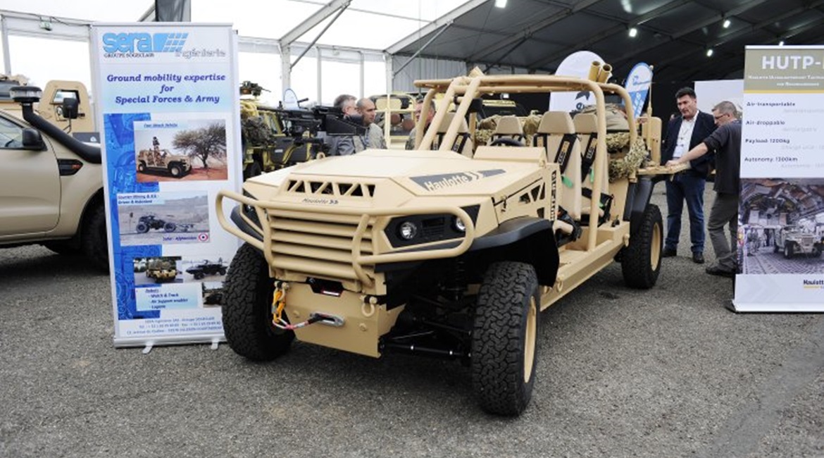 Haulotte showcased its Haulotte HUTP family of vehicles for the first time at the SOFINS exhibition, held at Camp de Souge, south of Bordeaux, on 2-4 April.