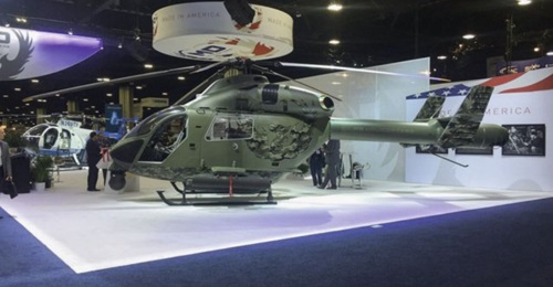 The new MD Helicopters Inc MD 969 military derivative of the MD 902 was shown at the HELI-EXPO event on 5 March.