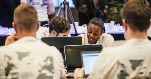 Participants in 'Locked Shields' 2019, which NATO CCDCOE bills as the world's largest live-fire cyber exercise.