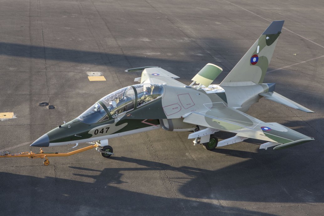 Russia is interested in supplying Malaysia its Yak-130 trainer/light attack aircraft (pictured here in Laos air force colours). (Irkut)