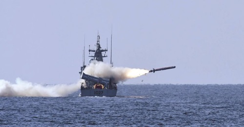 PNS 
        
         firing the 'Harbah' missile in January 2018. The ship conducted a similar test-firing of the missile in April 2019.