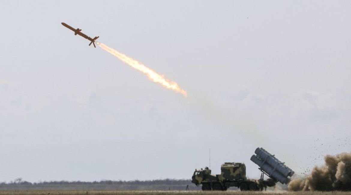 The 5 April launch of the Neptune missile.