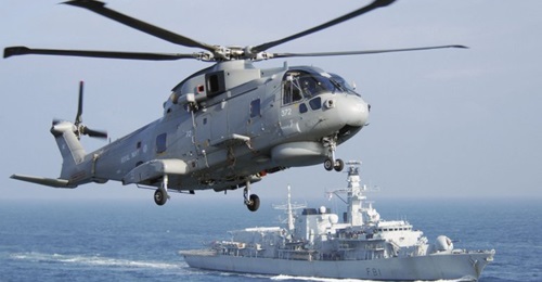 Seen here in UK Royal Navy service, the AW101 has been selected by Poland, primarily in an anti-submarine role but also with a secondary combat search-and-rescue role.