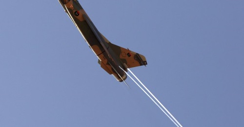 One of the two Mirage F1s that were flown to Malta in 2011, then subsequently operated out of Mistratah Air Base.