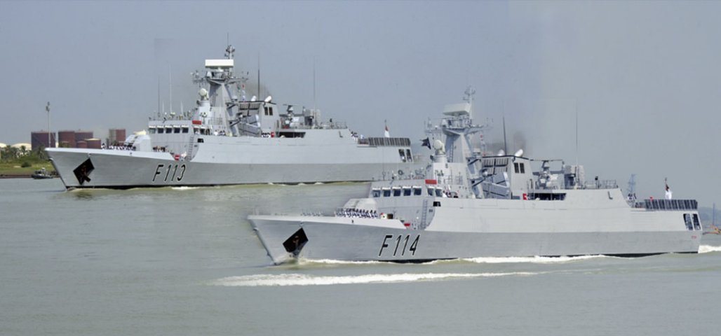 The final two Shadhinota (Type C13B)-class corvettes for the BN arrived at the naval base in Chittagong on 27 April, according to an ISPR statement. (ISPR)