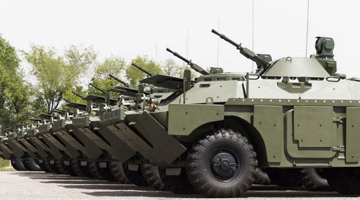 Russia recently donated nine BRDM-2M 4x4 reconnaissance vehicles to Kyrgyzstan.