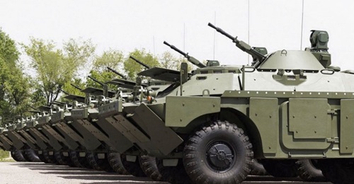 Russia recently donated nine BRDM-2M 4x4 reconnaissance vehicles to Kyrgyzstan.