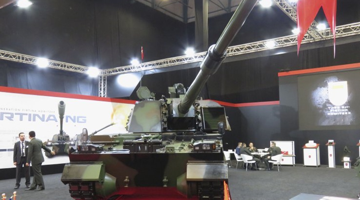 The New Generation Firtina was displayed for the first time at this year's IDEF exhibition in Istanbul.