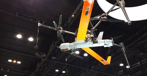 Hood Tech Mechanical developed a quadcopter UAV flying launch and recovery system (FLARES) to launch ScanEagle-sized UAVs. The company believes the smaller footprint compared with a traditional catapult launcher can benefit militaries in expeditionary ...
