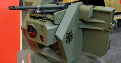 Best Group's latest Koralp RWS, shown armed with a 7.62 mm MG.