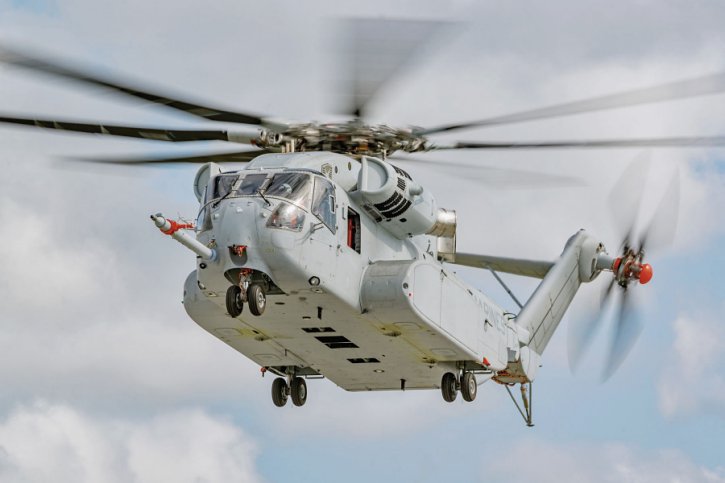 The USMC expects the balance of a 2018 reprogramming request to help it mitigate issues discovered during CH-53K development. (Lockheed Martin)