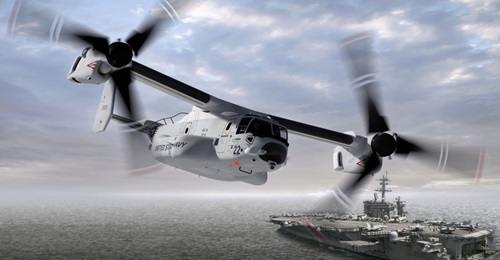 The CMV-22B will replace the USN's existing C-2A Greyhound COD aircraft.