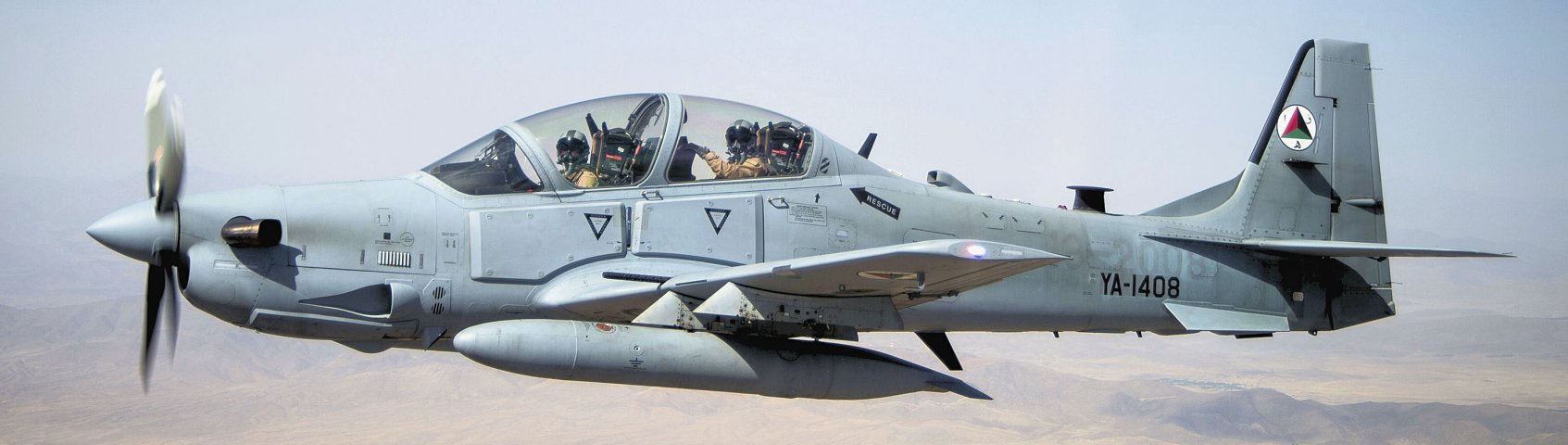 The USAF announced on 8 May that it planned to issue a contract award to Sierra Nevada Corp for Super Tucano procurement. (USAF)