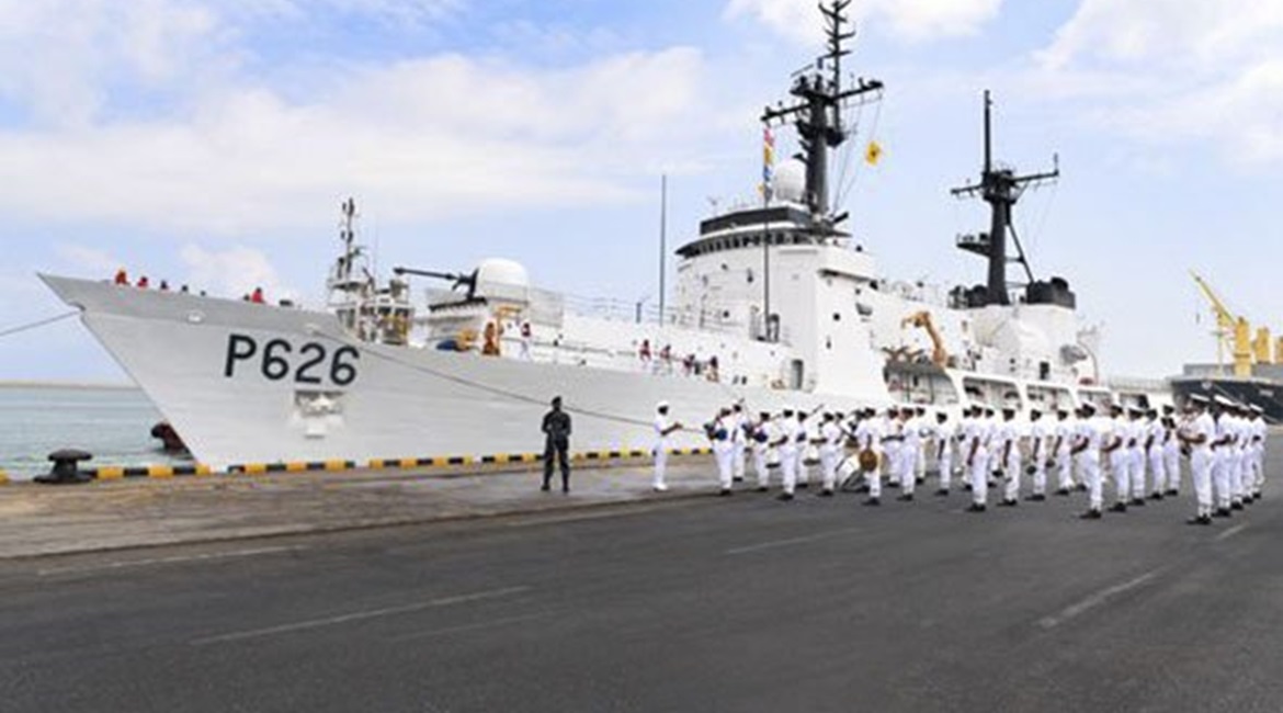 Ex-USCG Hamilton-class cutter 
        
         which was handed over to the SLN in August 2018, arrived at the Sri Lankan port of Colombo on 12 May.