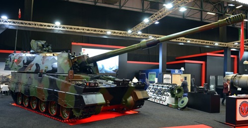 The Firtina New Generation 155 mm/52 calibre self-propelled artillery system developed for the Turkish Land Forces Command.