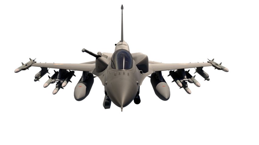 The proposed F-21 fighter for India features a fixed refuelling probe and enhanced weapons configuration. (Lockheed Martin)