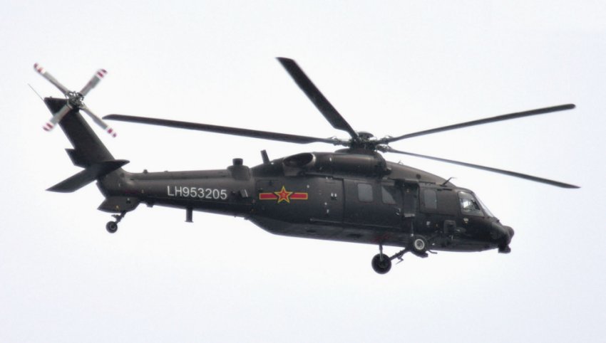 A Chinese Z-20 helicopter bearing the number LH953205: a serial number format indicating that this rotorcraft type has likely entered service with the PLA Army Aviation. (Via haohanfw.com)