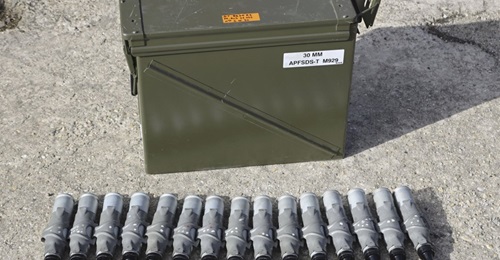The M929 APFSDS-T ammunition was developed specially for the 2A42 family of 30x165 mm calibre automatic cannons.