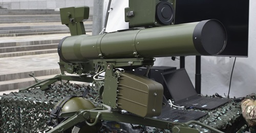 The 9P135M1(RB) Konkurs-RB ATGM launcher.