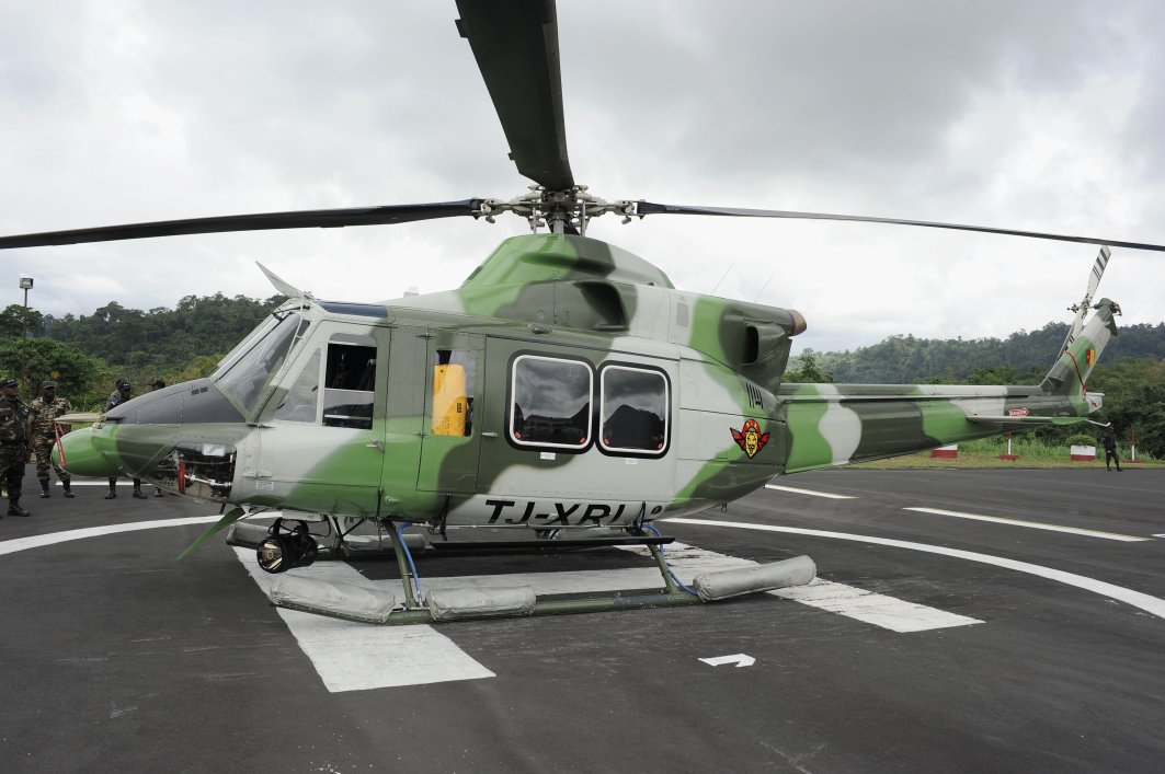 The casualties from the crash were evacuated by one of the BIR's Bell 412 helicopters. (IHS Markit / Erwan de Cherisey)