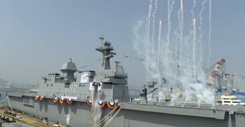 , seen here at its ceremonial launch in May 2018.