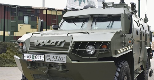 The new BRDM-4B electronic intelligence vehicle seen at MILEX 2019.