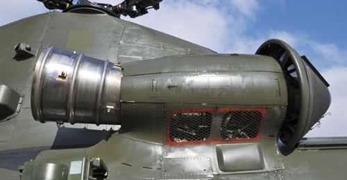 Boeing is to replace the Chinook's incumbent Honeywell T55 engine (pictured) with the more powerful GE T408 for upcoming trials.