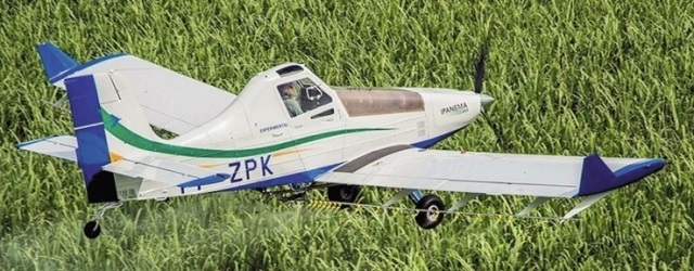 Embraer and WEG are teaming to develop an electric propulsion testbed using Embraer's Ipanema agricultural sprayer.