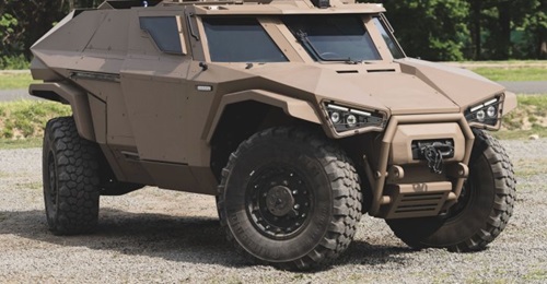 Targeted primarily at the French Army's known but as-yet-unfunded Panhard VBL replacement requirement, the Scarabée will also be targeted at a variety of emerging requirements that require an agile protected light vehicle with a firepower capability.