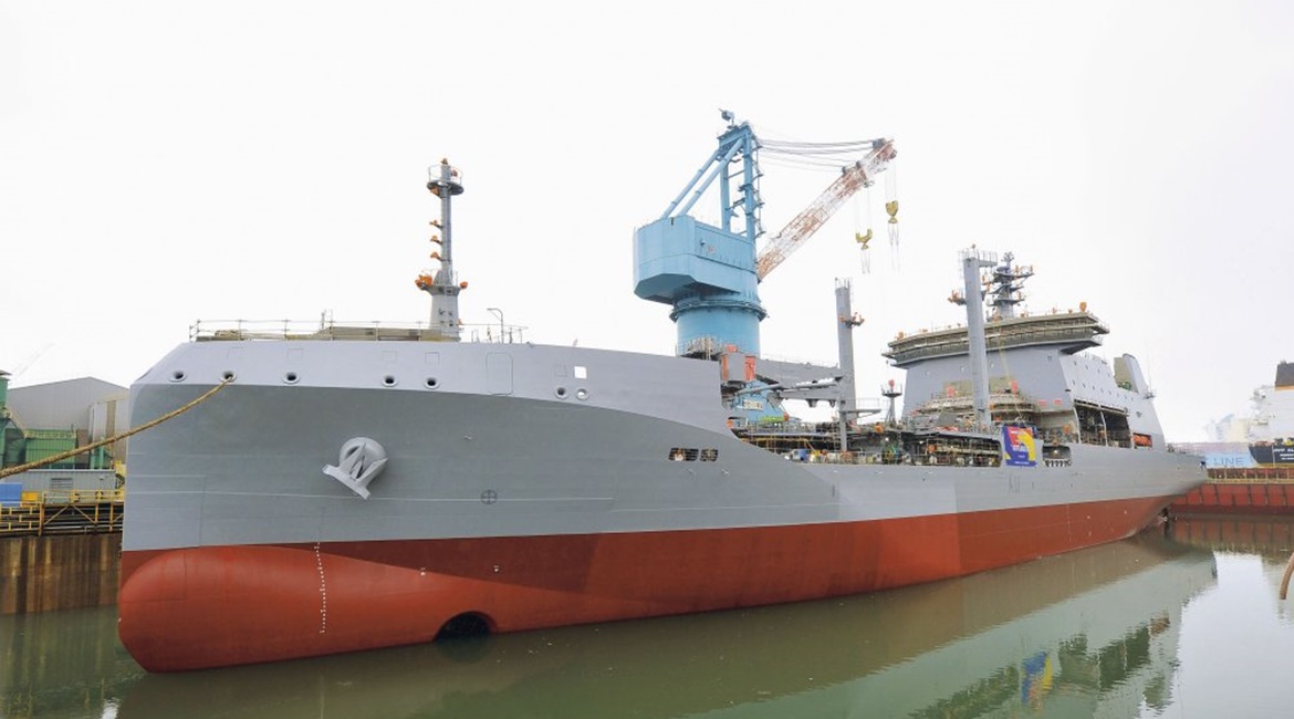 South Korean shipbuilder Hyundai Heavy Industries launched a fleet replenishment vessel for New Zealand (pictured) in April. Under a new agreement, the vessel could also provide opportunities for technical collaboration between South Korea and New Zeal...
